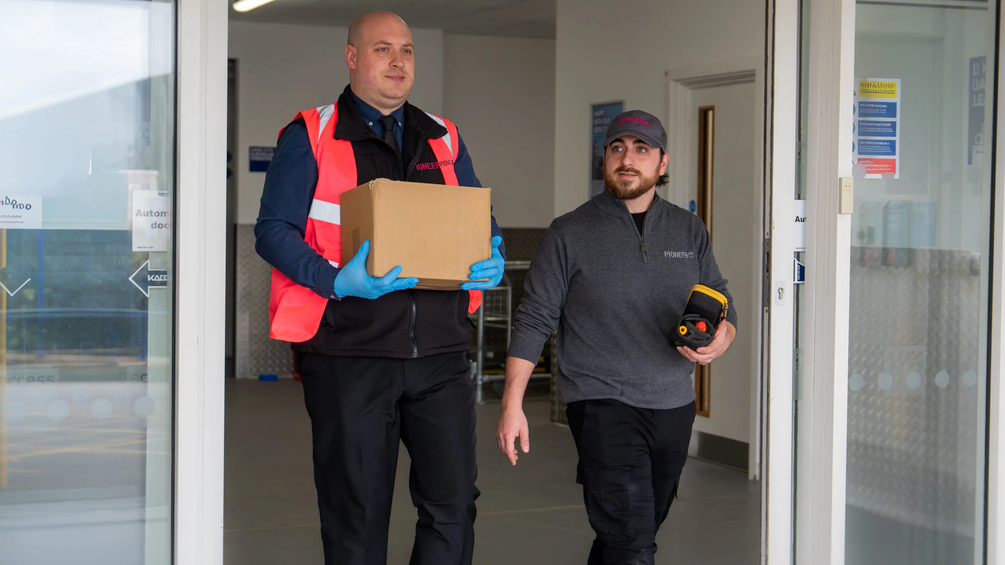 Commercial facilities management team delivering on-site maintenance and support services across the UK