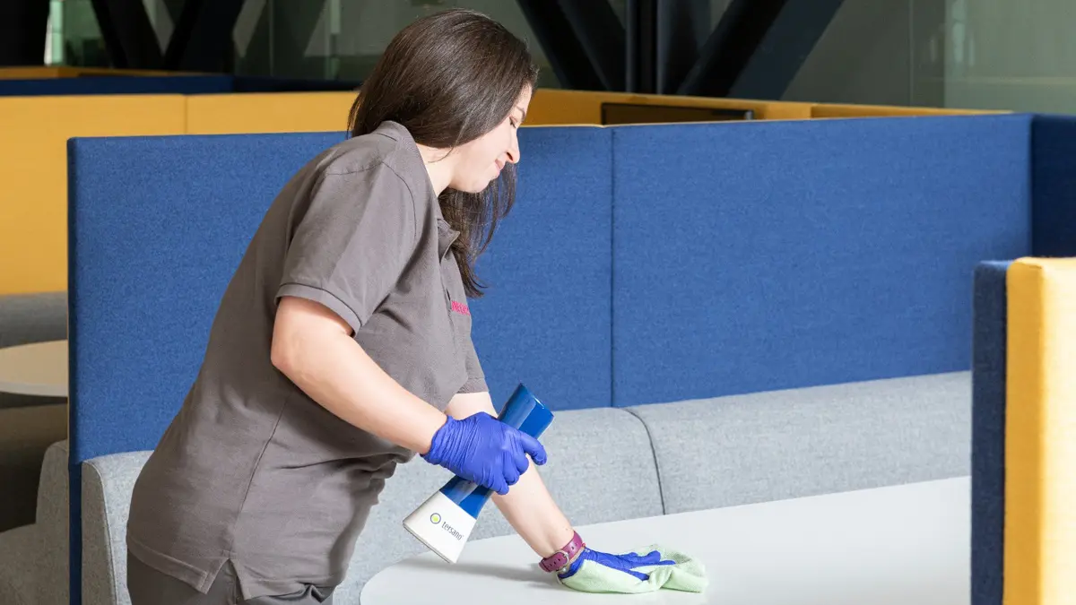 Commercial office cleaning services in the UK by Pioneer FM