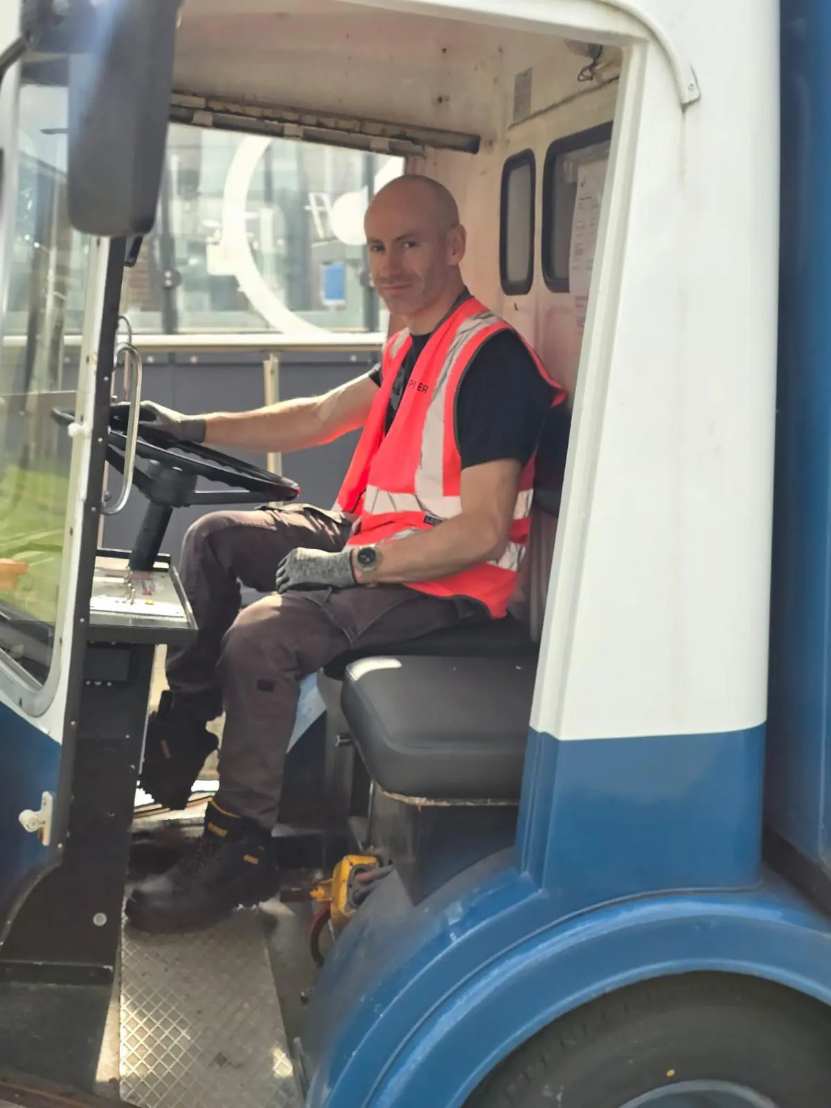 Pioneer FM logistics operative supporting transport and mobilisation services for facilities management contracts