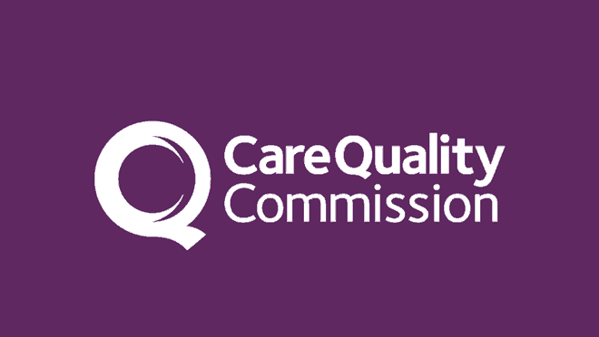 Care Quality Commission (CQC) logo representing UK healthcare cleaning compliance
