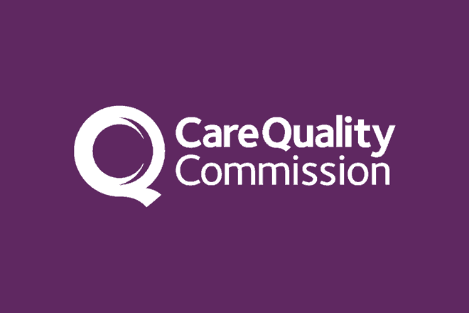 Care Quality Commission (CQC) logo representing UK healthcare cleaning compliance