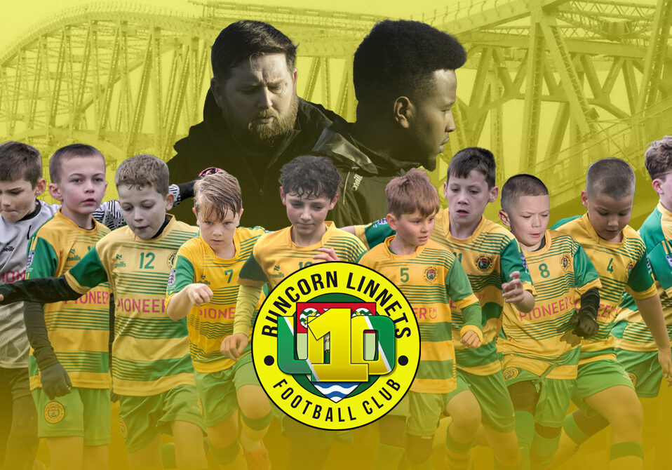 Runcorn Linnets junior football team sponsored by Pioneer FM ahead of the new season