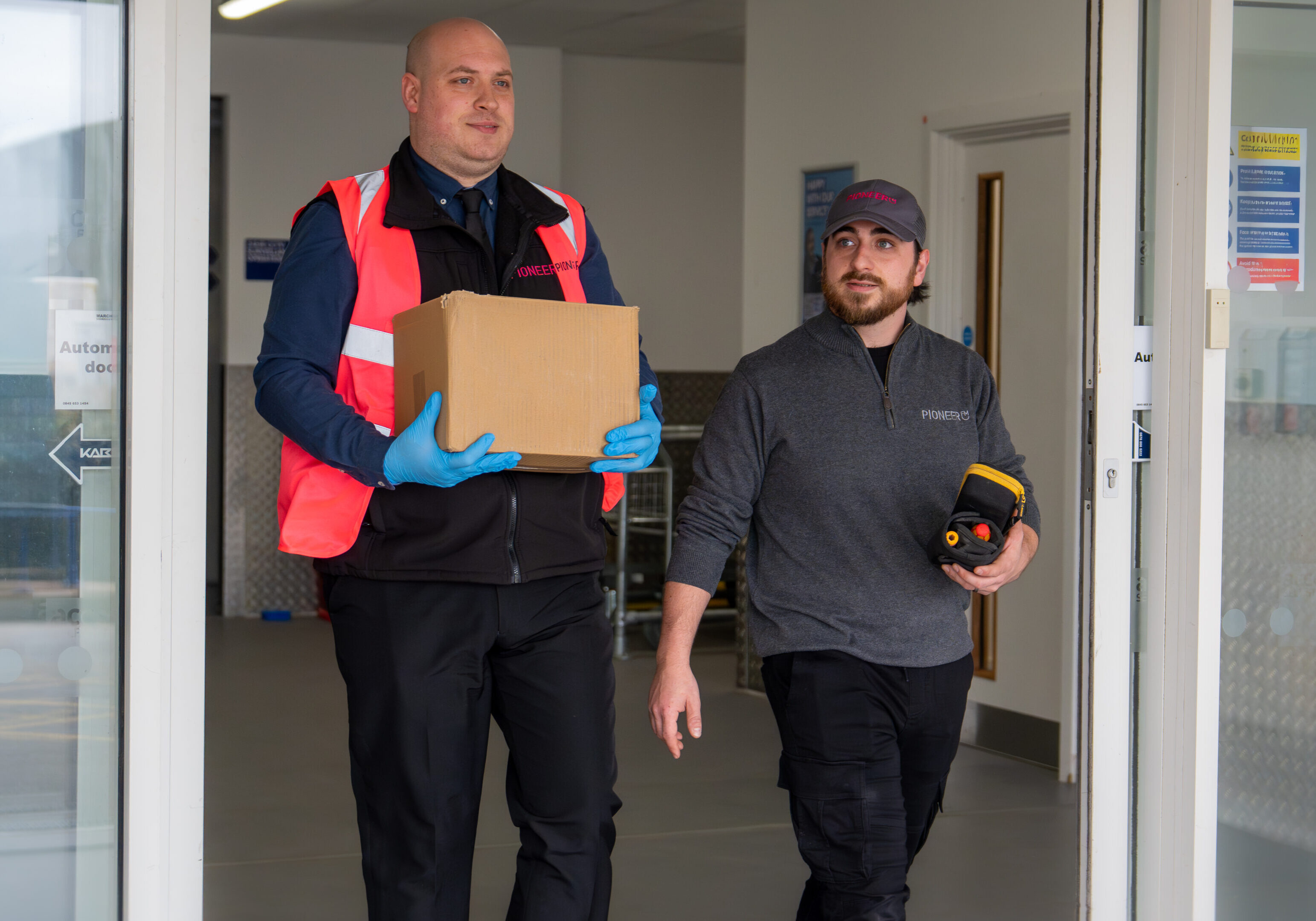 Commercial facilities management team delivering on-site maintenance and support services across the UK