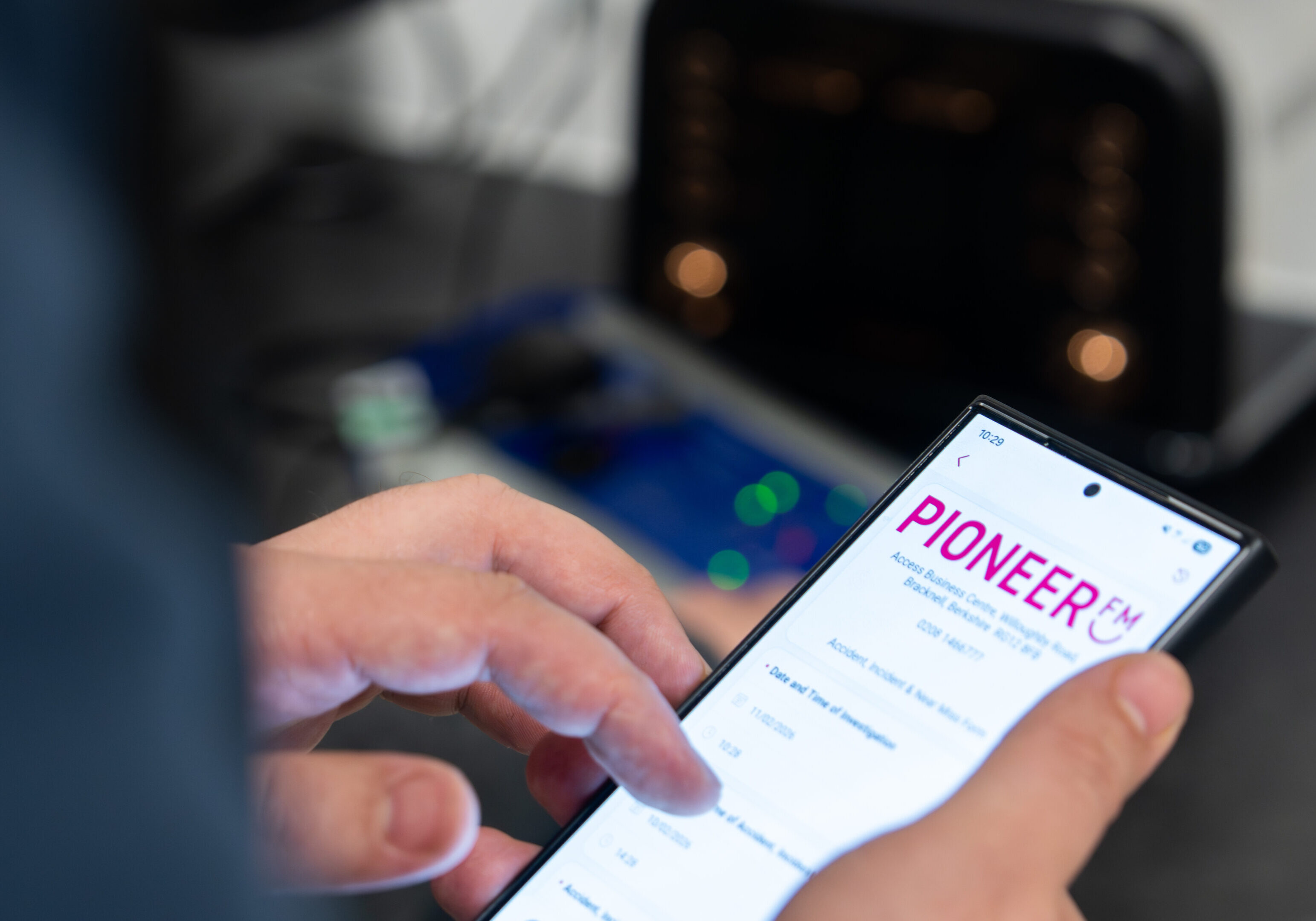 Facilities management helpdesk system used to log and manage PPM maintenance tasks in real time